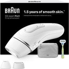 Braun Silk·expert Pro 3 Ipl Tüy Alma Sistemi, PL3122, Çanta, Gillette Venus ve 2 Başlık ile