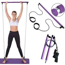 Aesco Pilates ve Kondisyon Egzersiz Çubuğu, Çok Fonksiyonlu, Ev Kullanımı Için