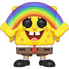 Funko 39552 Pop Vinyl Squarepants S3: Spongebob (Rainbow) Sammelbares Spielzeug, Mehrfarben