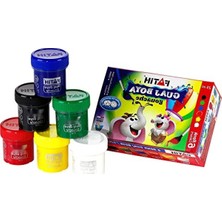Aesco 6 Renkli Guaj Boya Seti - 25 ml x 6 Adet