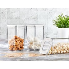 Aesco Kare Saklama Kabı Seti, 3 Parça, 1200 ml