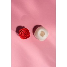 Aesco 3D Silikon Mum Kalıbı, Gül Goncası Şeklinde Dekoratif Hediye Seçeneği
