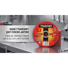 Aesco 115 x 1.0 x 22 mm Metal Kesici Taş, 25 Adet Set ile Kesme Işlemleri Için Uygun