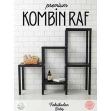 Rika Garden Çok Amaçlı 5 Katlı Kombin Plastik Raf (38X29 Cm) - Şık Depolama Çözümü