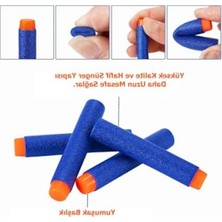 Aesco Nerf Soft Bullet Yedek Mermi Seti, 20 Adet Sünger Mermi
