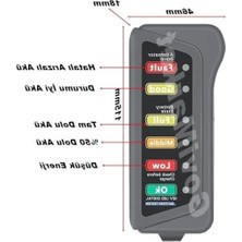 Aesco 12 Volt Aküler Için Uygun Akü Test Cihazı - Tüm Araçlar Için