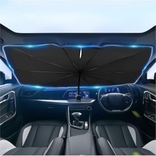 Aesco Nano 5 Katmanlı Ön Cam Güneşliği, Katlanabilir ve Taşınabilir Araba Gölgelik, Evrensel Kullanım