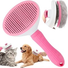 Aesco Otomatik Temizleme Mekanizmalı Kedi Köpek Fırçası, Ergonomik ve Cilt Dostu Tasarım