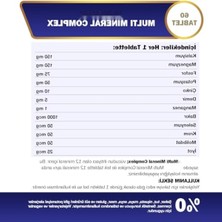 Aesco Vegan Multi Mineral Kompleks - 12 Mineral Içeren Takviye 60 Tablet