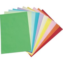 Aesco A4 Renkli Fon Kartonu 23X34 Boyutunda 10 Renkli Set (2'li Paket)
