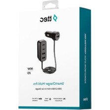 Aesco Hızlı Şarj Aleti, Araç Için 6'sı 1 Arada, Pd 90W