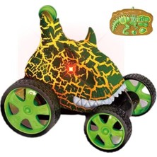Aesco 360° Hareketli Uzaktan Kumandalı Dinozor Araba, Işıklı ve Pilli Eğlence