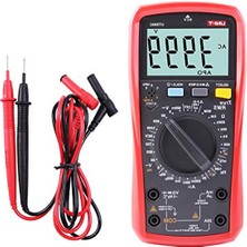 Aesco Dijital Multimetre Test Cihazı, Voltmetre, Ampermetre, Ohmmetre Özellikli