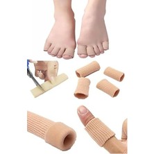 Aesco El Ayak Parmak Koruyucu Silikon Tüp, 7 Cm, Tırnak Batması Koruma