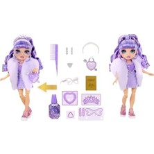 Aesco Mgae, Rainbow High Violet - Kristal Serisi Bebeği, Rainbow High