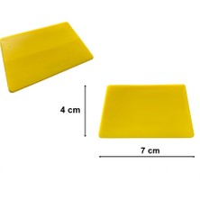 Hace Bazaar Mini Ragle Folyo Cam Filmi Çekme Aparatı 4X7CM Sarı -Hcb