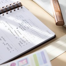 Aesco A5 Haftalık Ajanda, Spiralli, Kir ve Suya Dayanıklı