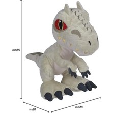 Aesco Jurassic World Temalı 25 cm Peluş Figür, Dayanıklı Kumaş