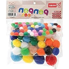 Aesco Ponpon Seti, 10-20-30 mm Çeşitleri ile Eğlenceli Projeler