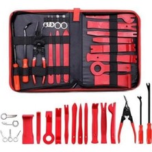 Aesco 19 Parça Çantalı Trim Sökme Aparatı, Araç Bakımı Için Kullanışlı Set