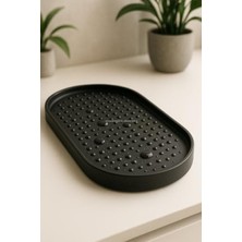 Aesco Kaymaz Silikon Yağdanlık ve Sıvı Sabunluk Altlığı - 24X12 cm