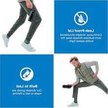 Aesco Monokrom Collection Su Şişesi, Geri Dönüştürülmüş Malzemelerden Bpa Içermeyen Su Şişesi, Sırt Çantasıyla Seyahat, Yürüyüş, Fitness Stüdyosu Için Tekrar Kullanılabilir Su Şişesi, 900 Ml, Yeşim