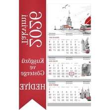 Aesco Büyük Boy Gemici Takvimi - Denizci Temalı, 33X77.5 cm