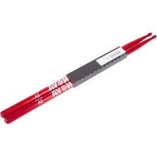 Aesco Hickory Malzemeden Üretilmiş Kırmızı Baget - 5A Boyut