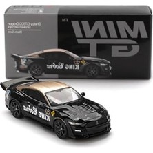 Aesco Mini Gt 1/64 Ölçeğinde Bitmiş Araç Modeli - Siyah/altın