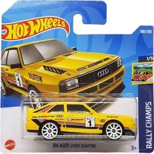 Hot Wheels - ´84 Audi Sport Quattro - Rally Champs 1/5 - HCV29 - Short Card - Michelin - Bilstein -
