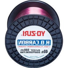 Aesco Kaybolan Pembe Floro Karbon Leader, 500 Yds ve 60LB
