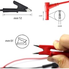 Aesco Silikonlu Multimetre Probu, 20A Akım Ölçümü Için 100 cm Uzunluk