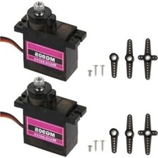 Aesco Mikro Servo Motor, 2 Adet, Dayanıklı ve Hafif