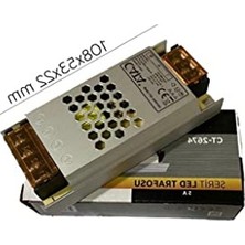 Aesco 60W 5 Amper Süper Slim Trafo, Kompakt Tasarım
