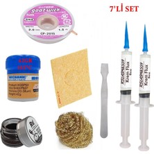 MHM Mechanic Krem Lehim 183°C 42GR Havya Uc Temizleyici Flux Lehim Toplama CP-2015 Lehim Emme Teli Spatula K05