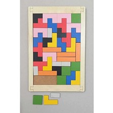 Aesco Ahşap Tetris Blok Oyunu