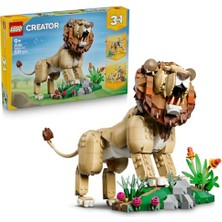 Aesco LEGO Creator 3’ü 1 Arada Vahşi Hayvanlar: Görkemli Aslan 31386