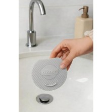 Aesco Lavabo Kötü Koku Giderici Önleyici Silikon Mat Sızdırmaz Lavabo Tıkacı Lavabo Tıpası Evye Kapağı (Gri)