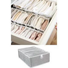 Aesco Pazar Kapısı Baby Akordiyon Çekmece Düzenleyici (X Large, Gri)