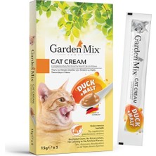 Aesco Garden Mix Kedi Kremasi Ördek+Malt 15GR*5