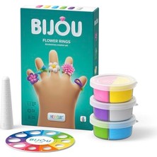 Aesco Hey Clay Çiçek Yüzükler - Çocuklar Için Hava ile Kuruyan Kil - 6 Kutu Kil Seti ve Şekillendirme Aletleri ile Eğlenceli ve Etkileşimli Talimatlar Uygulaması