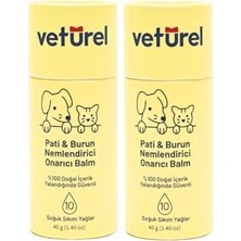 Aesco Pati Balm Kedi KÖPEK%100 Doğal Nemlendirici Stick Dirsek Burun Koruyucu Onarıcı Bakım - 2X40GR