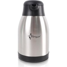 Aesco Penguen 2 Litre Çelik Termos PNG-1200P, Penguen Çay Termosu