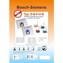 Aesco Elektrikli Süpürge Sentetik Toz Torbası - 20 Adet - Siyah Plastik - Bosch - Modelleri Ile Uyumlu Ürünler Açıklamada