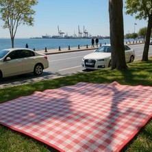 Aesco Çift Katlı Su Geçirmez Piknik Örtüsü, 200X150 cm Boyutunda