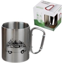 Aesco Katlanır Saplı Paslanmaz Çelik Kupa, 180 ml Kapasite