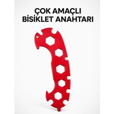 Zenviaa Bisiklet Bakım ve Tamir Anahtarı Çok Fonksiyonlu 12 Farklı Ölçü 6-17 mm Zenviaab