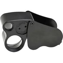 Aesco 30X 60X Ikili Küçük Yakın Büyüteci LED Aydınlatmalı Lup Büyüteç