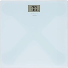 Aesco Sınbo SBS-4451 Dijital Cam Baskül 180 kg Kapasiteli, LCD Ekranlı, Sıcaklık Göstergeli, Otomatik Açma/kapama, Hassas Tartı Terazisi – Mavi Renk