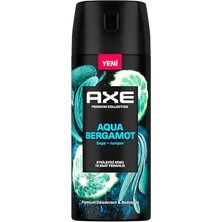 Aesco Axe Premium Collection Erkek Sprey Deodorant Aqua Bergamot 150 ml